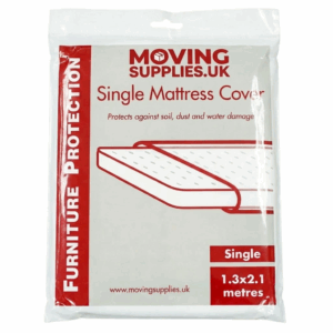 Single Mattress Cover - Perfect for Removal Companies, Waterproof and Non-Woven Fabric, Machine Washable and Breathable, Twin Size