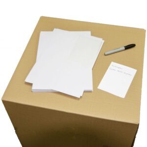 Packing Labels A4 x 4 - Perfect for Removal Companies to Label Boxes and Contents | Ideal for Moving Home and Office