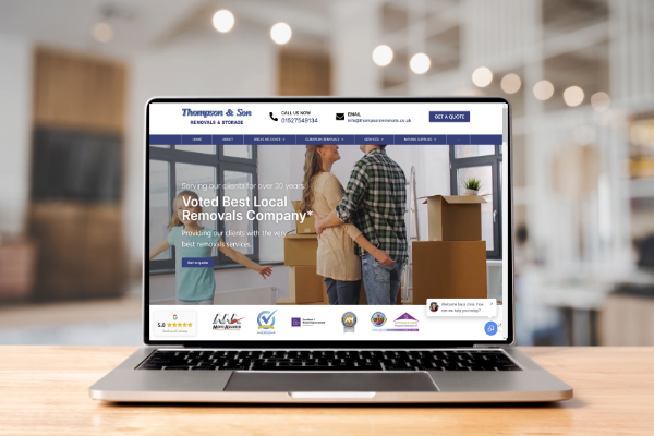 Thompson and Son Removals new website